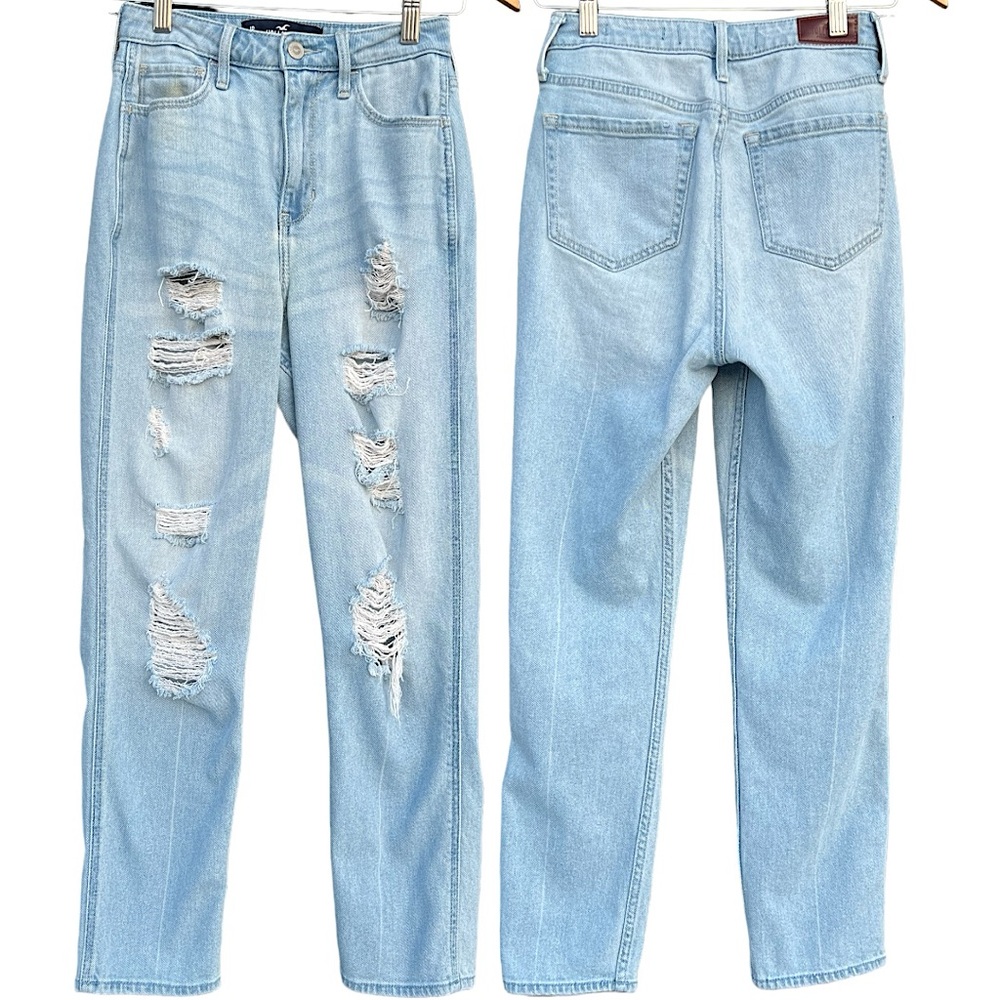 Hollister - Curvy Ultra High Rise Mom Jean Vintage Stretch - Size 25”